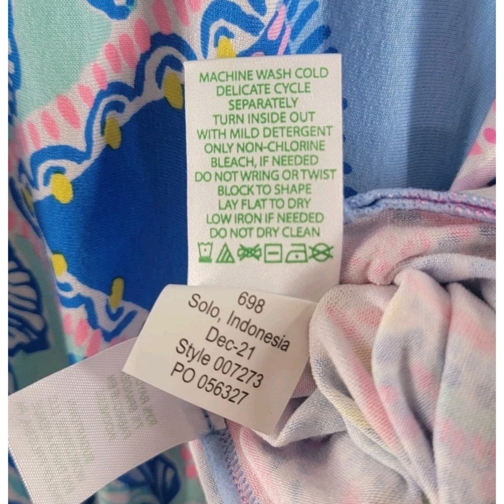 Lilly Pulitzer Womens Dress Morgann Maxi Seaside Shindig Size Medium - Picture 6 of 10